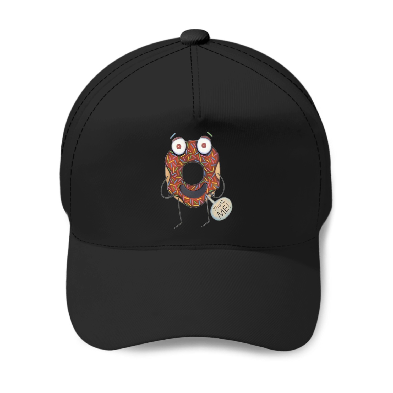 Arnie The Doughnut Baseball Caps