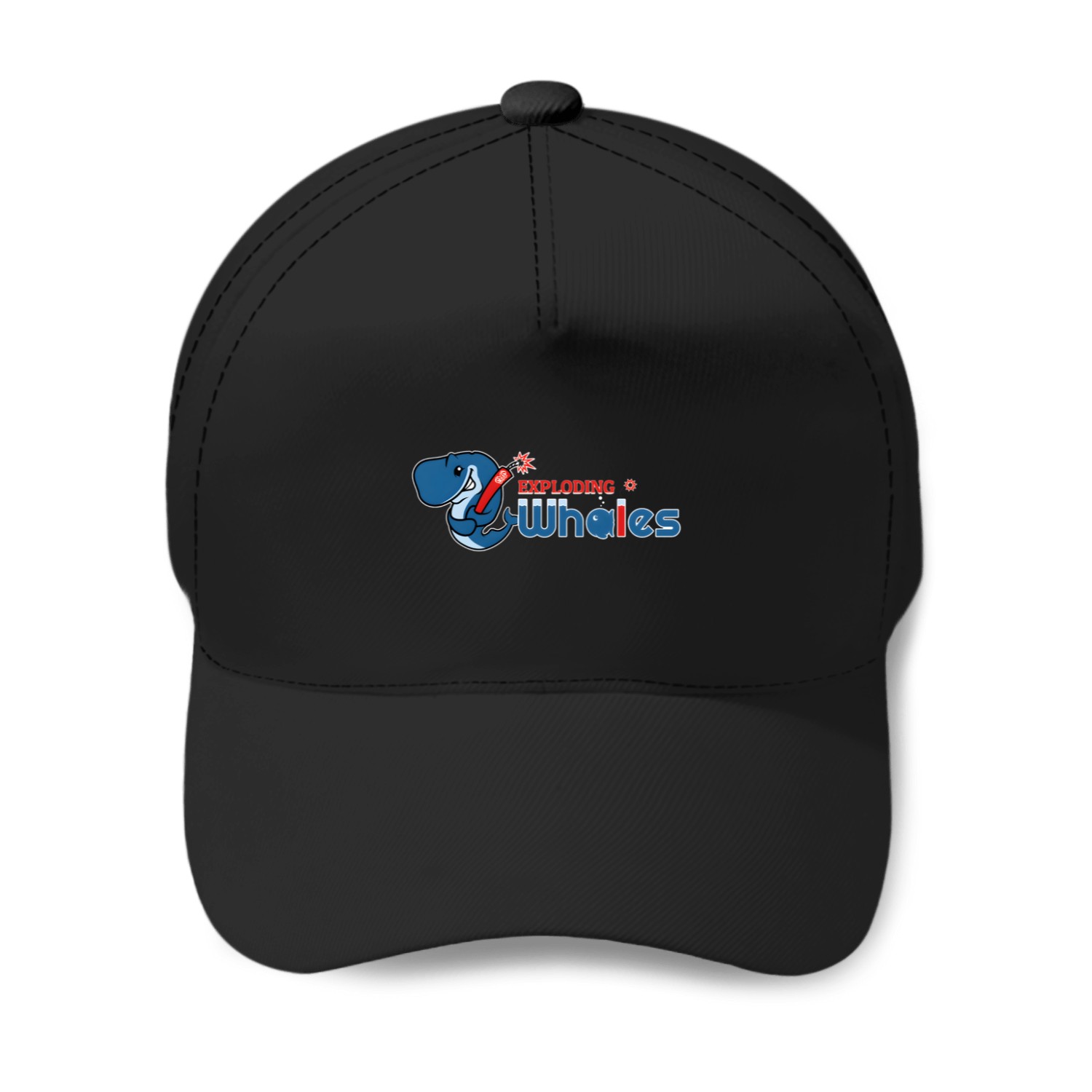 Exploding Whales Whale Joke Family Chrismast Present Gift Baseball Caps