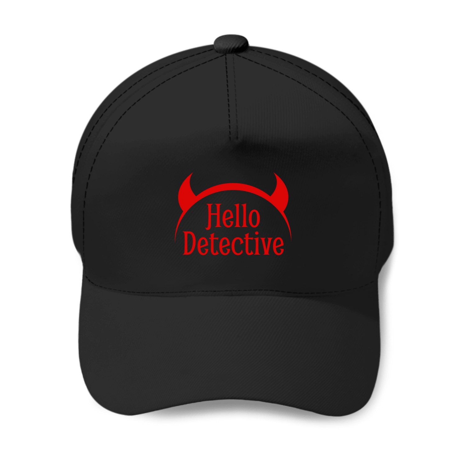 Retro Design Art For Men, Women Hello-detective-lucifer-classic-t-shirt Baseball Caps