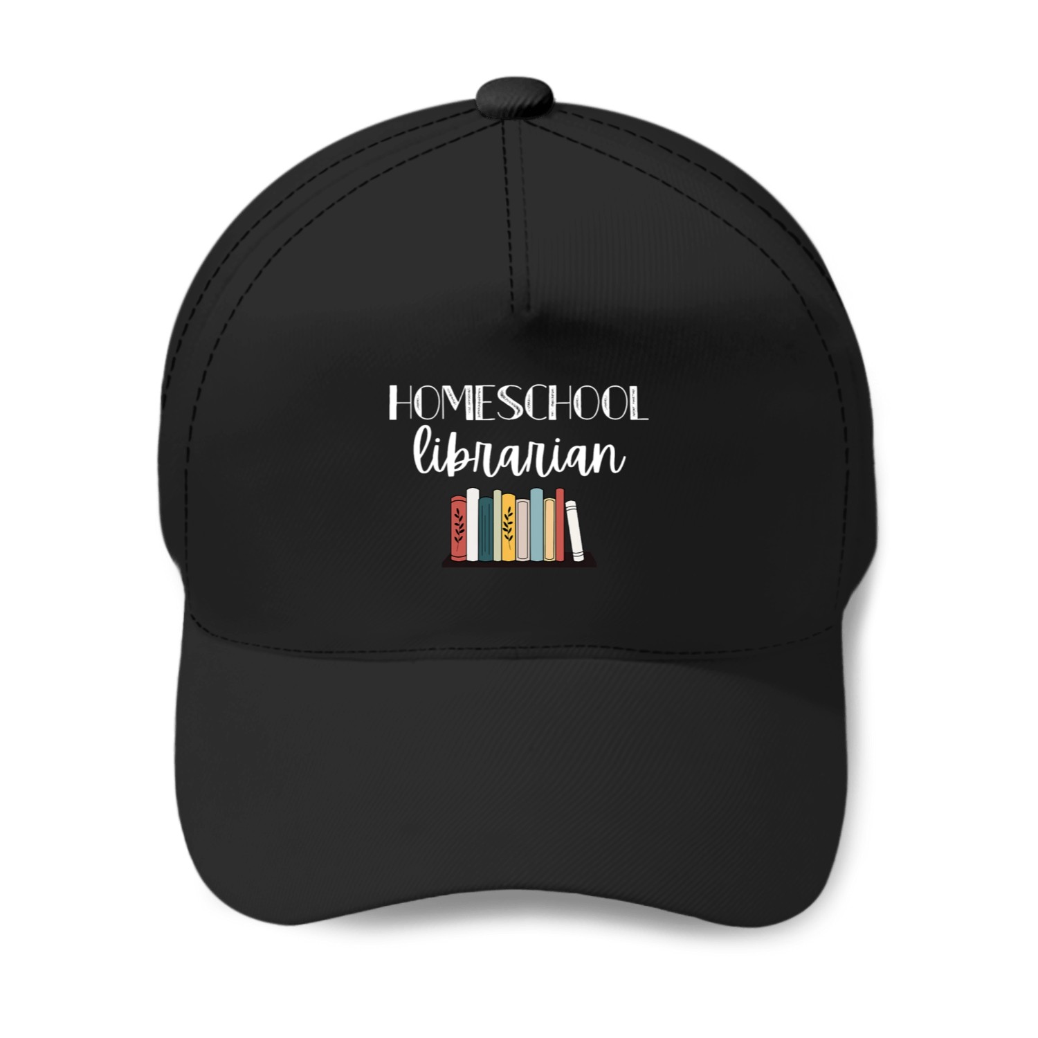 Funny Librarian Homeschool Librarian School Baseball Caps