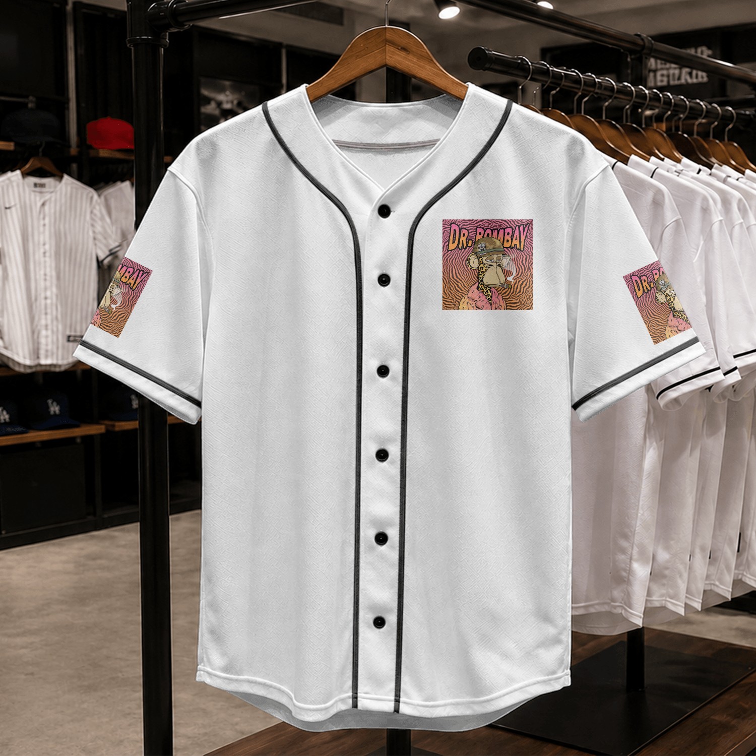 Dr Bombay Baseball Jerseys, Snoop Dog Baseball Jerseys