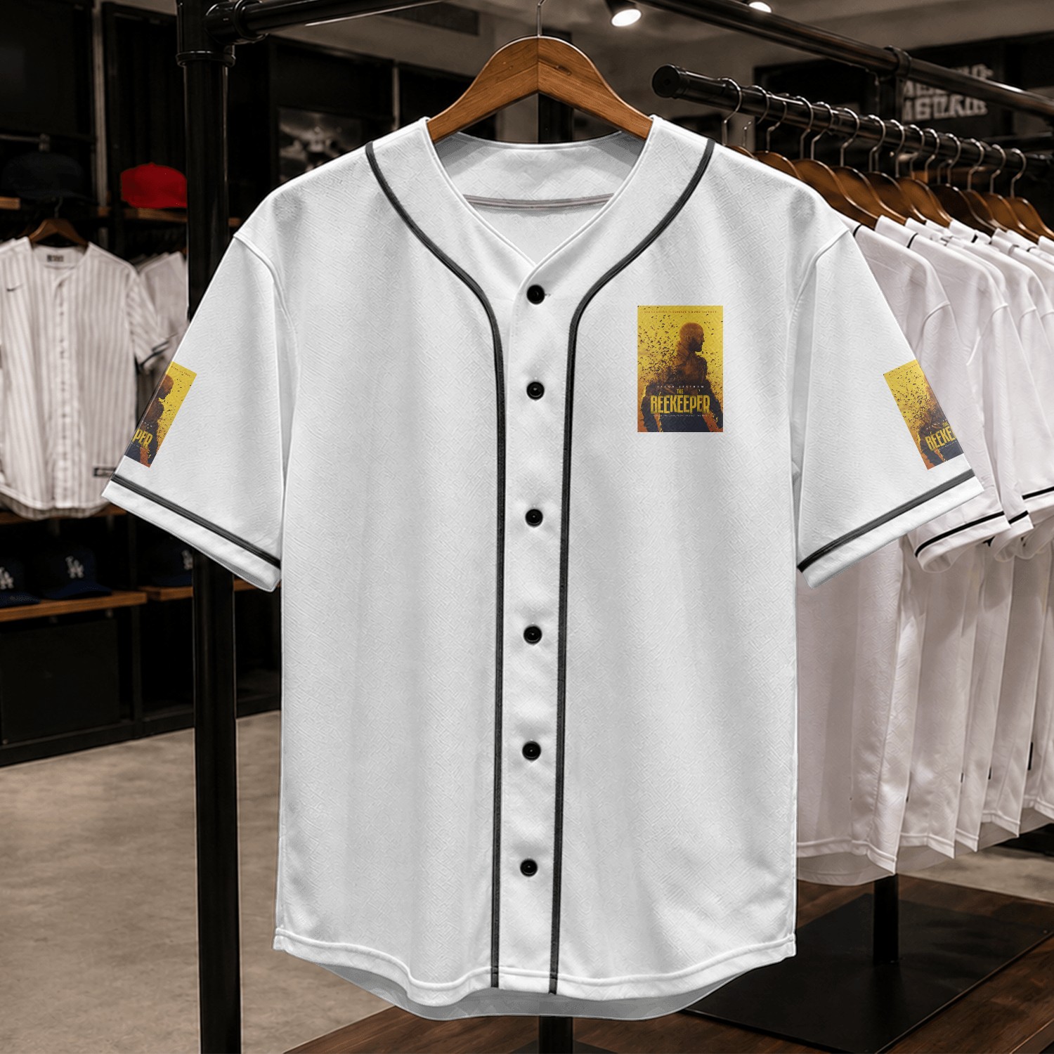 The Beekeeper Poster Baseball Jerseys