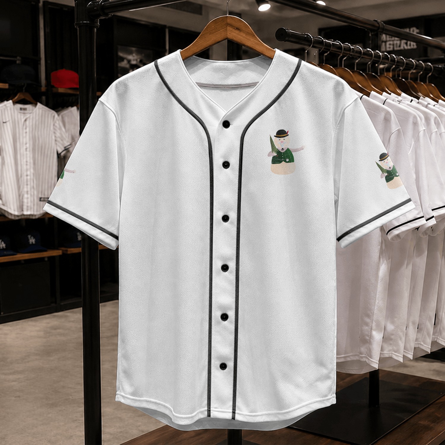 Sam The Snowman Baseball Jerseys