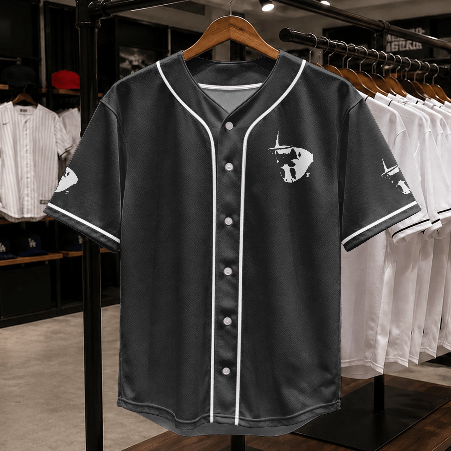 Watchmen Rorschach Mask And Symbol Baseball Jerseys
