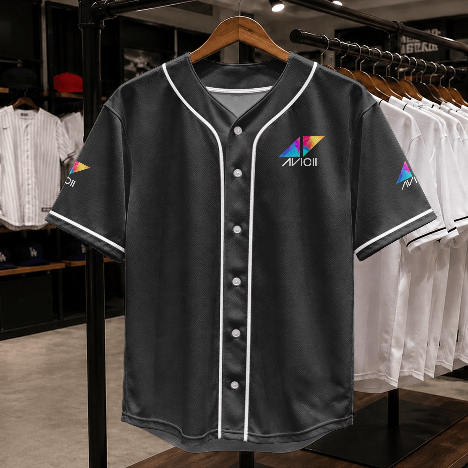 Avicii Logo Classic Baseball Jerseys