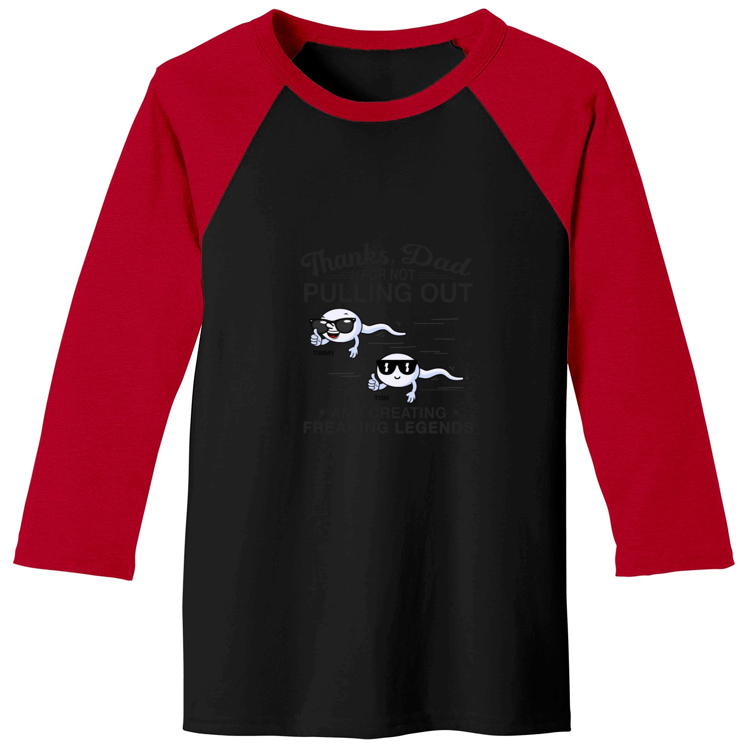 Discover Thanks Dad For Creating Freaking Legends  - Family Personalized Baseball Tees