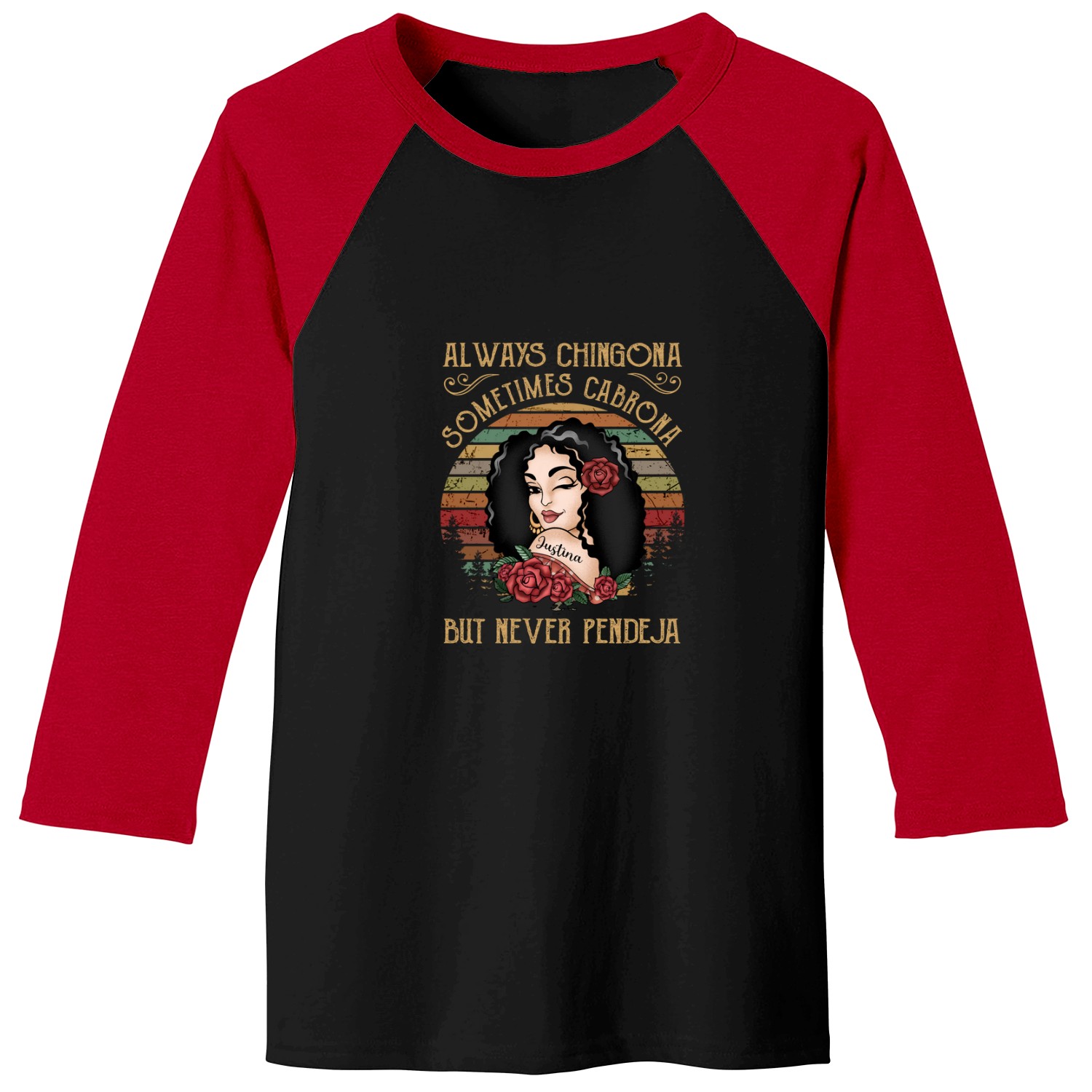 Discover Always Chingona Sometimes Cabrona - Personalized Black Mug Baseball Tees
