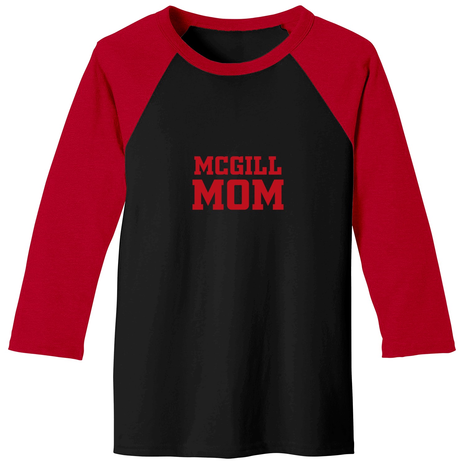 Mcgill University Mom Baseball Tees