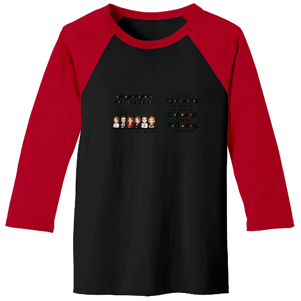 Discover You're Dead To Us Funny Coworker Retirement - Personalized Mug Baseball Tees