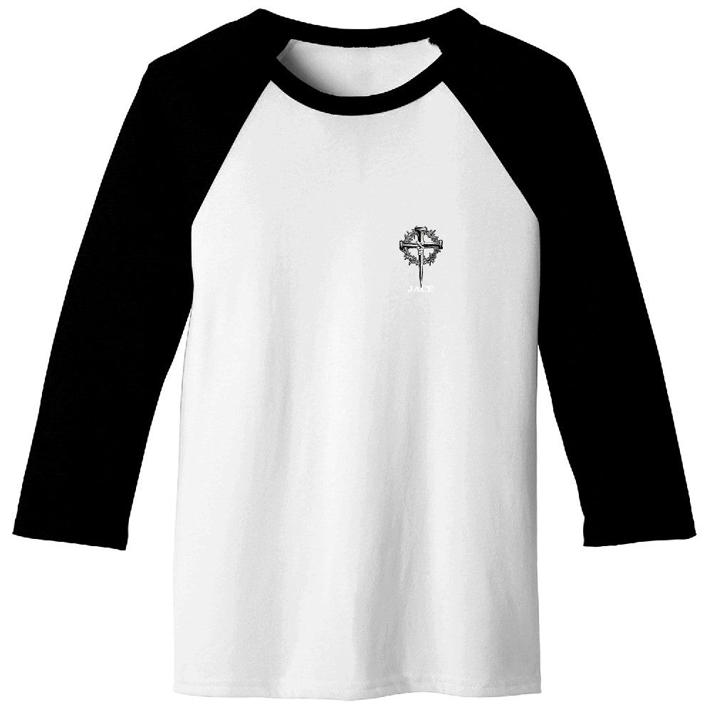 Discover Customized God Warrior Christian Jesus Cross Personalized Double Sided Baseball Tees