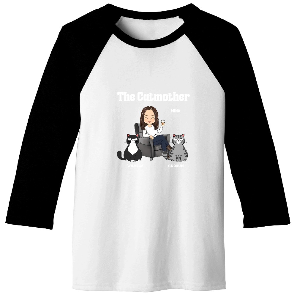 Discover The Catmother - Personalized Custom Baseball Tees
