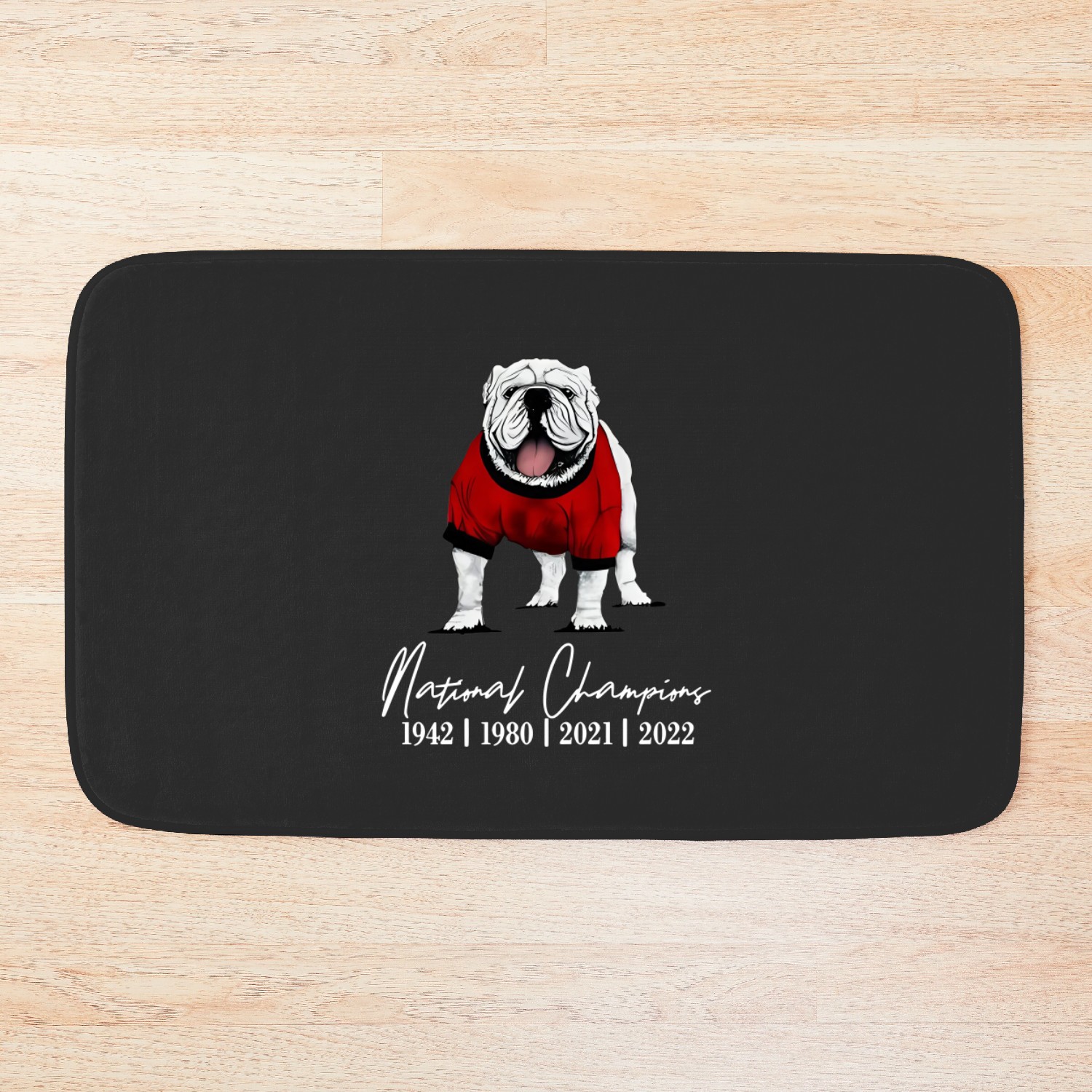Uga National Championship Georgia 2023 Cute Bulldogs Bath Mats