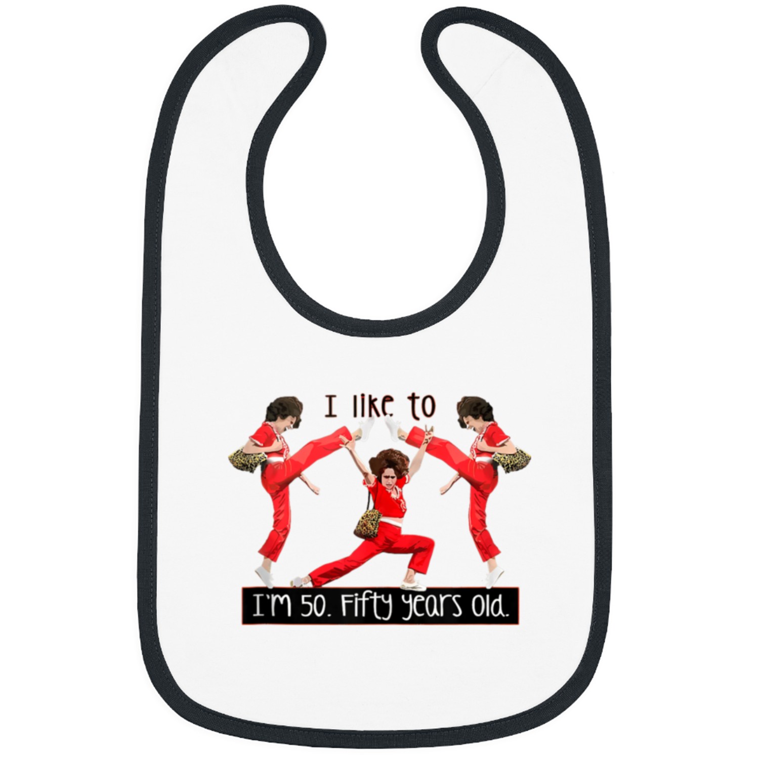 Sally Omally Is 50 Bibs