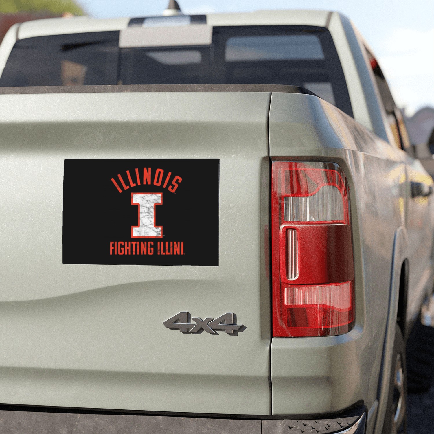 University Of Illinois Fighting Illini Large Car Magnets