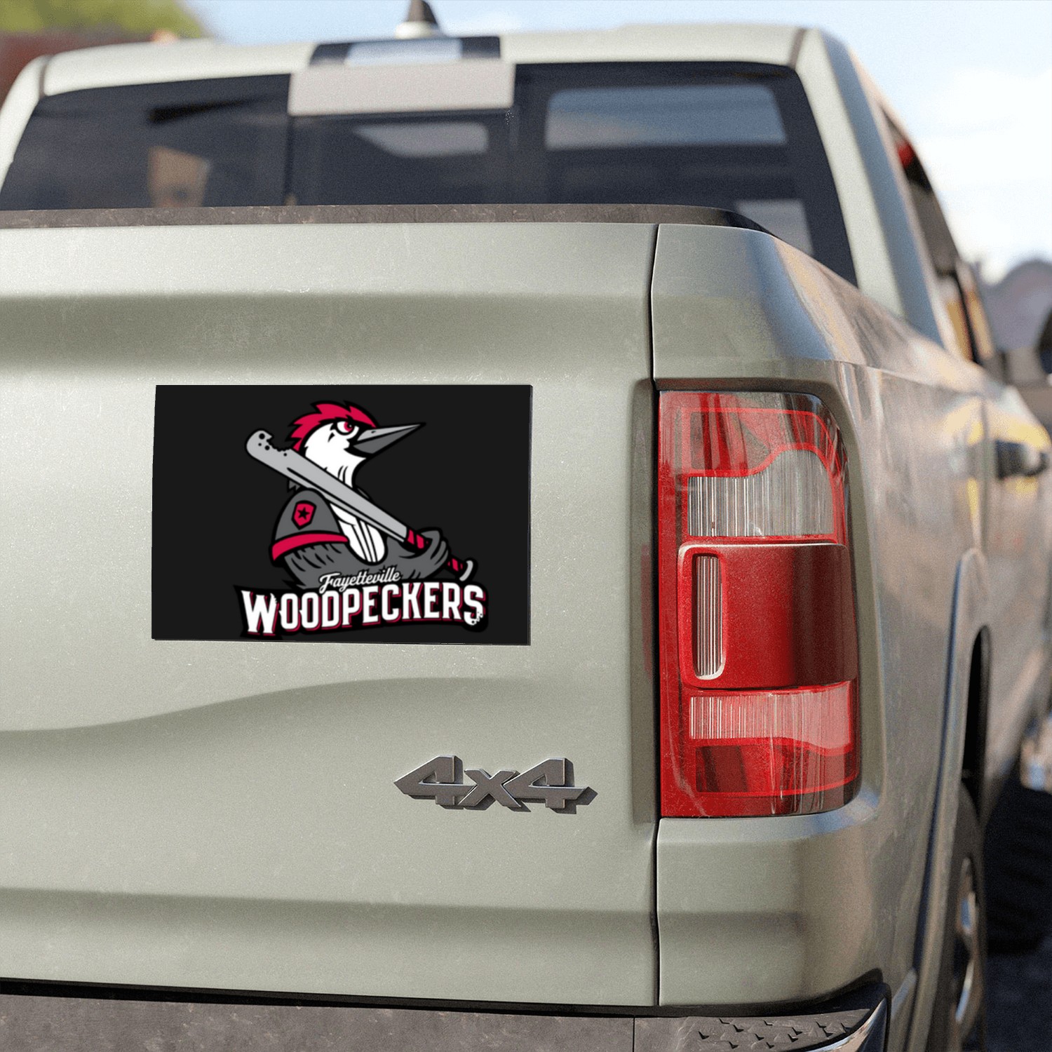 The-fayetteville-woodpeckers-logo Car Magnets