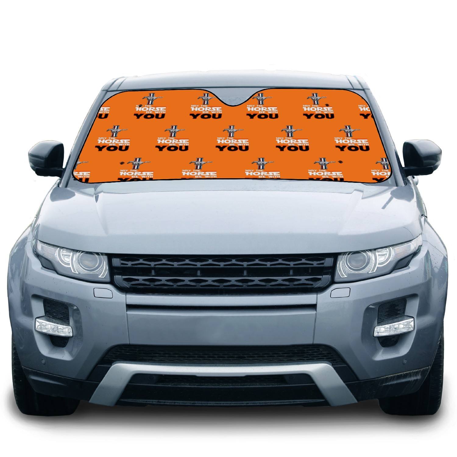 May The Horse Be With You Car Sun Shades