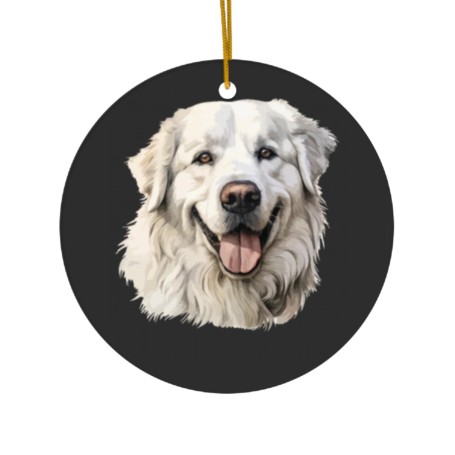Great Pyrenees Dog, Ceramic Ornaments