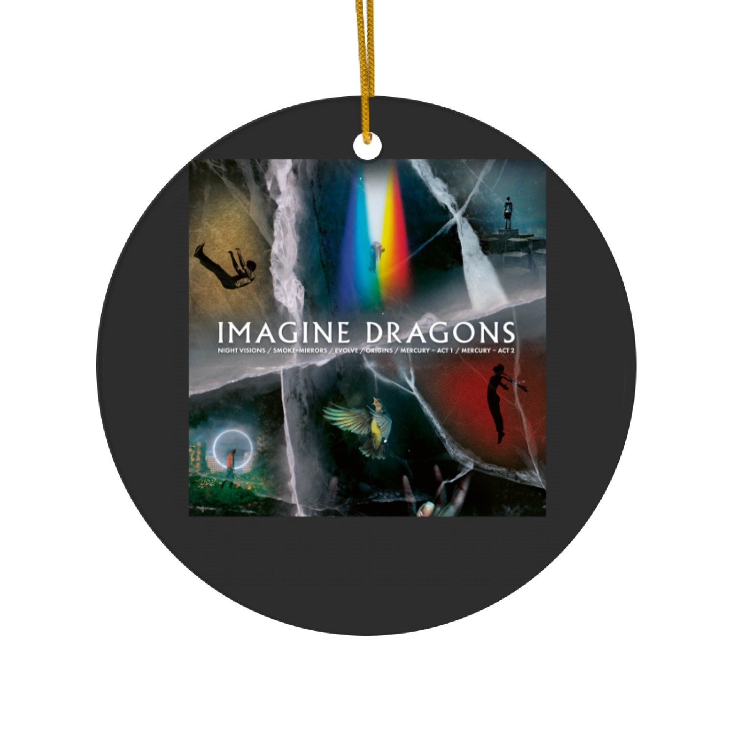 Imagine Dragon Albums Ceramic Ornaments, Imagine Dragon Tour 2024 Ceramic Ornaments