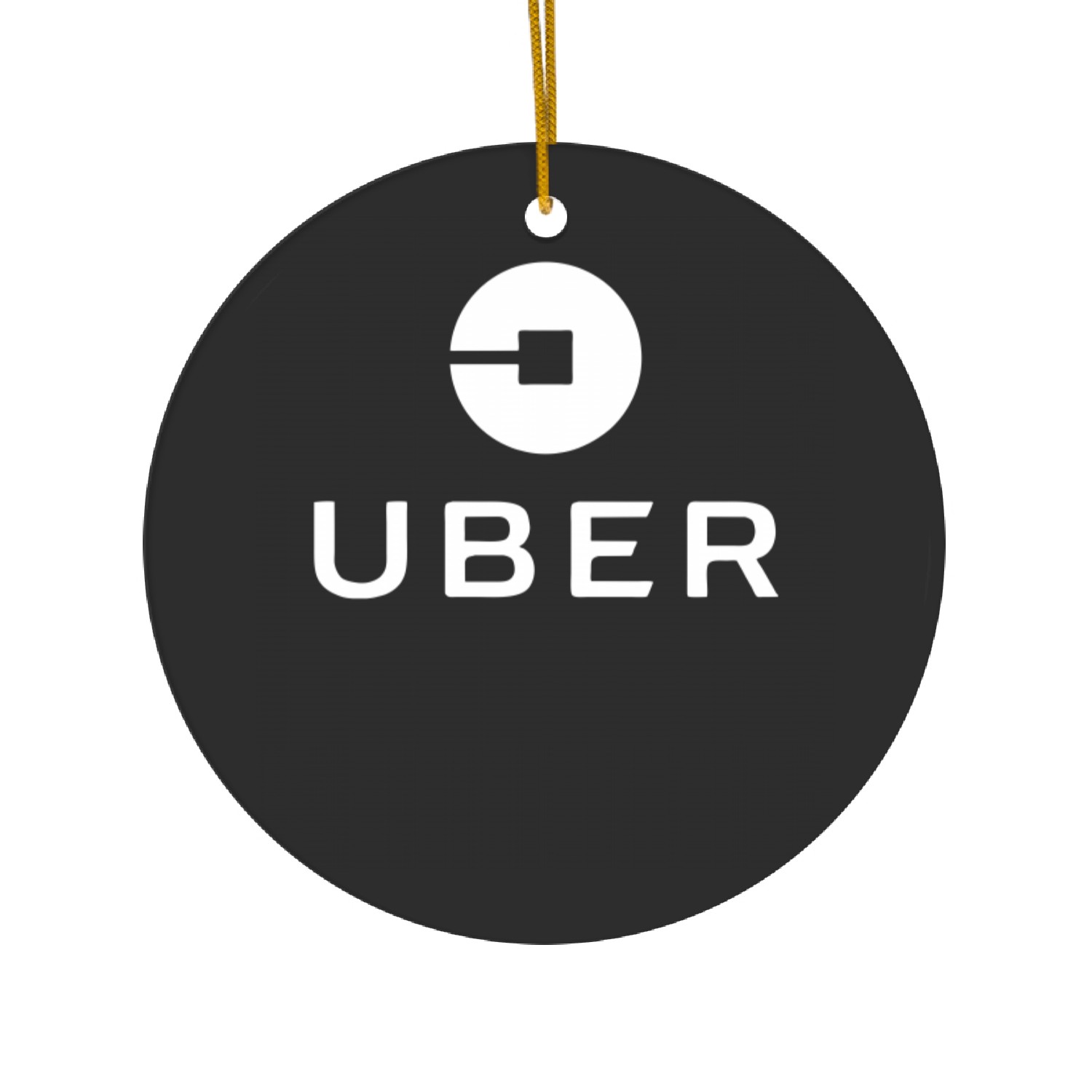 Uber Logo Ceramic Ornament - Uber Eats Merch
