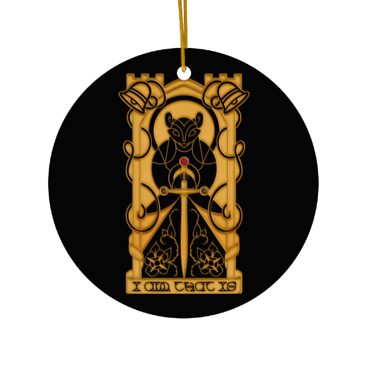 Redwall Tapestry - Martin The Warrior - I Am That Is Tapestry Ceramic Ornaments