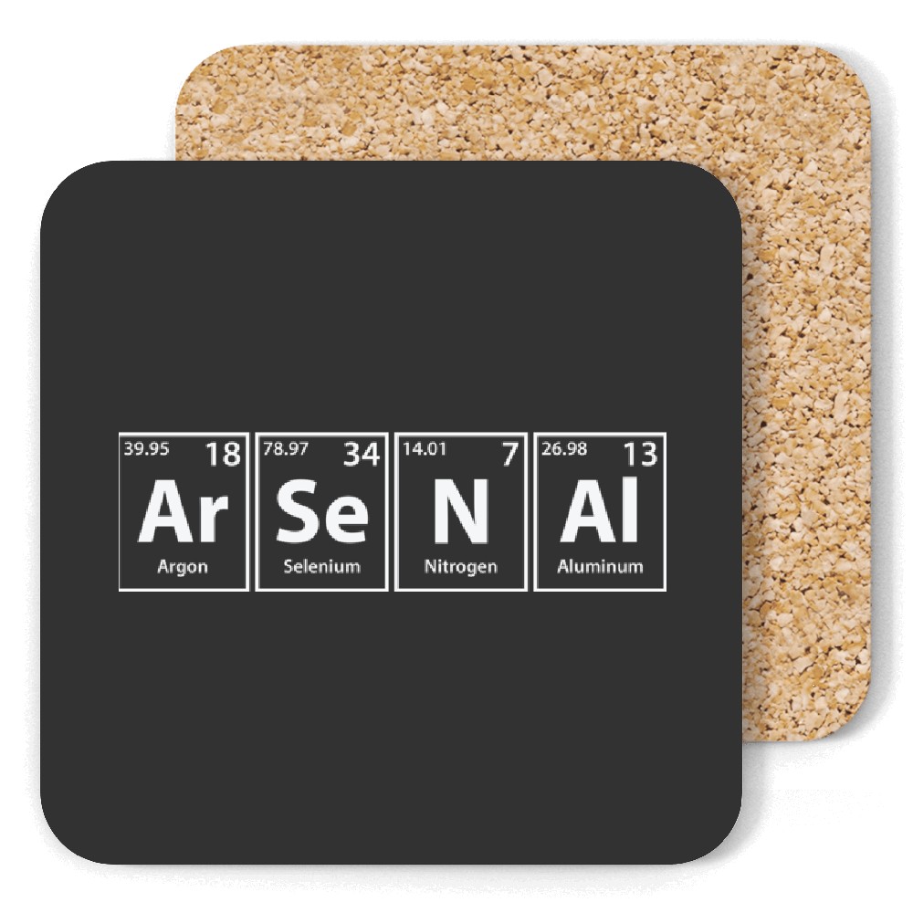 (Ar Se N Al) Periodic Elements Spelling Coasters