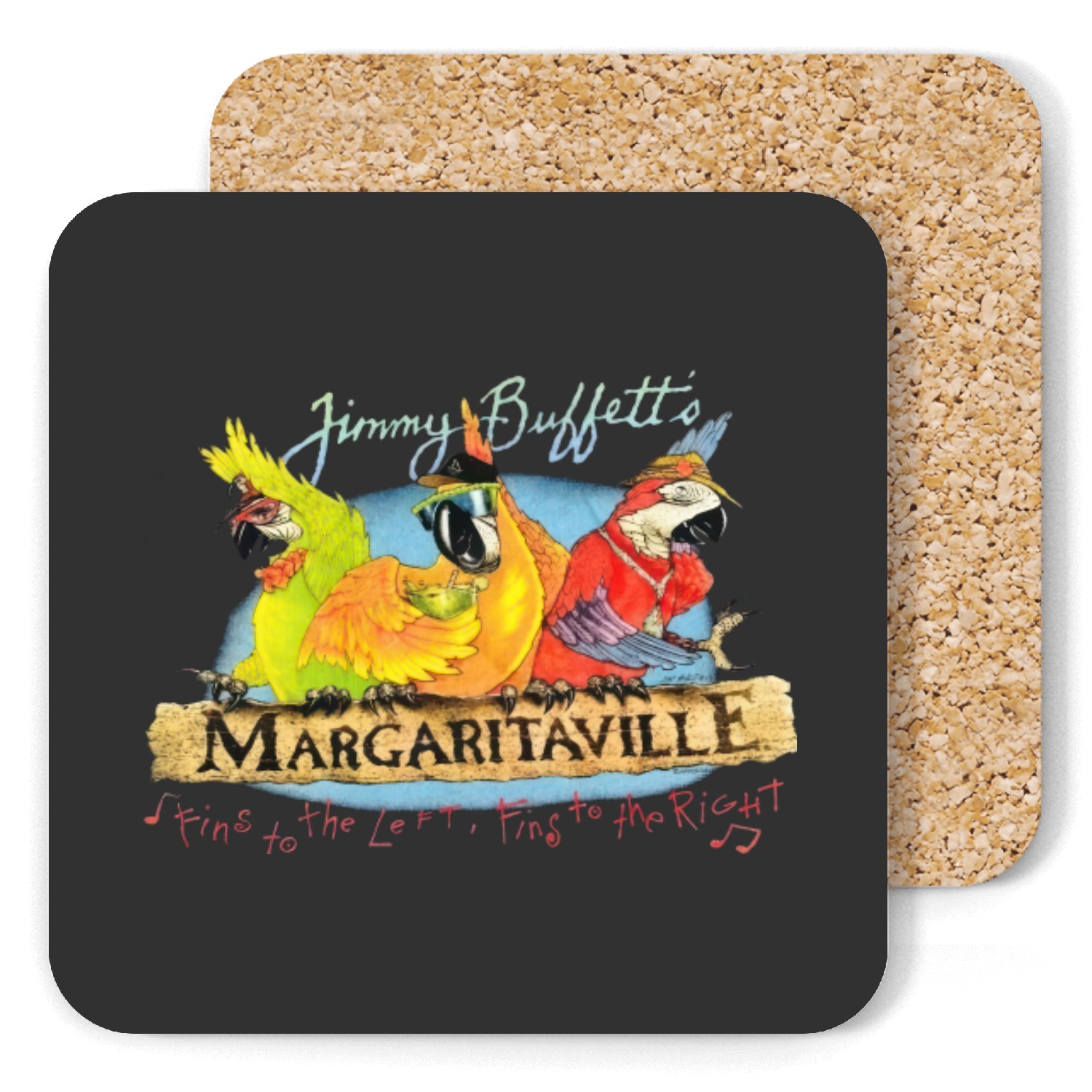 Jimmy Buffett's Margaritaville Coasters, Rare Jimmy Buffett Tour Coasters