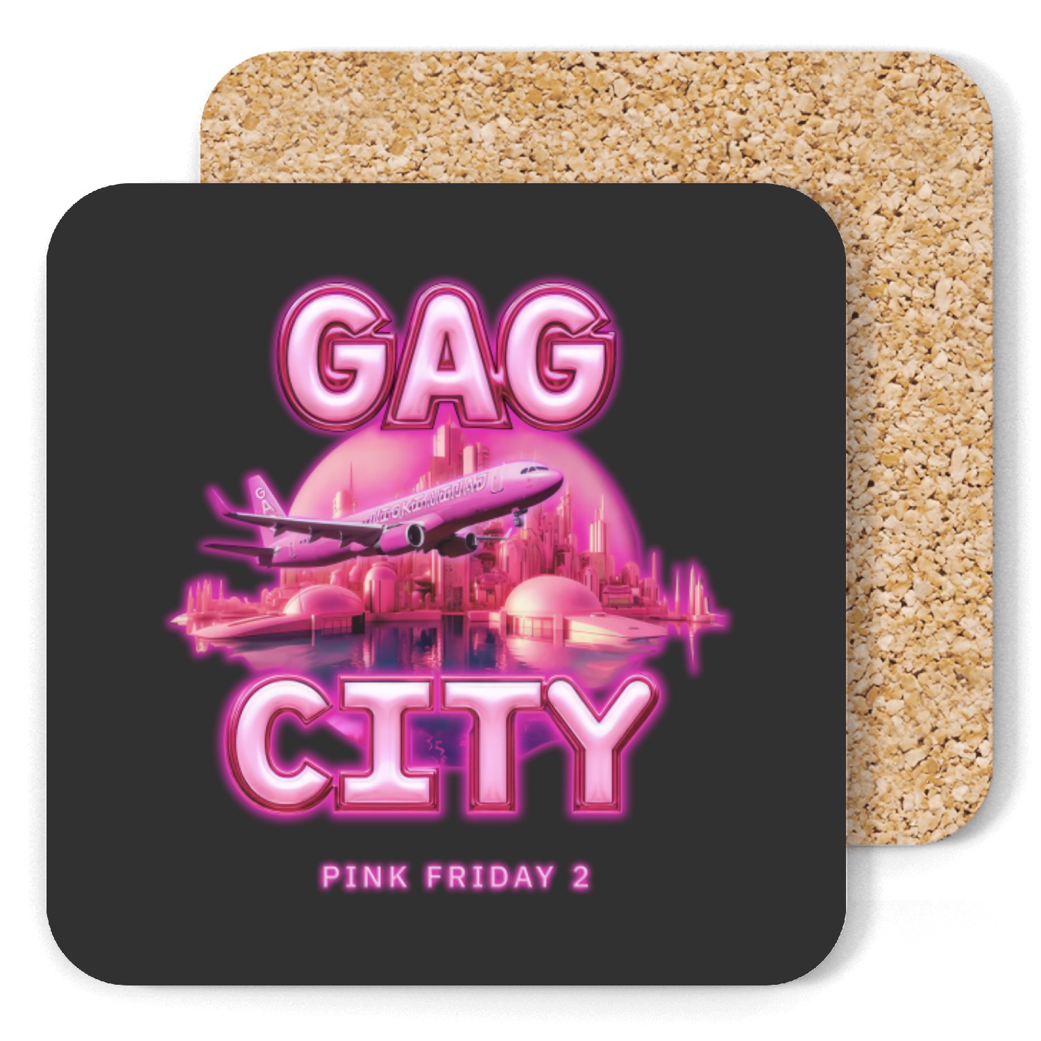 Nicki Minaj Gag City Coasters Pink Friday 2 Coasters
