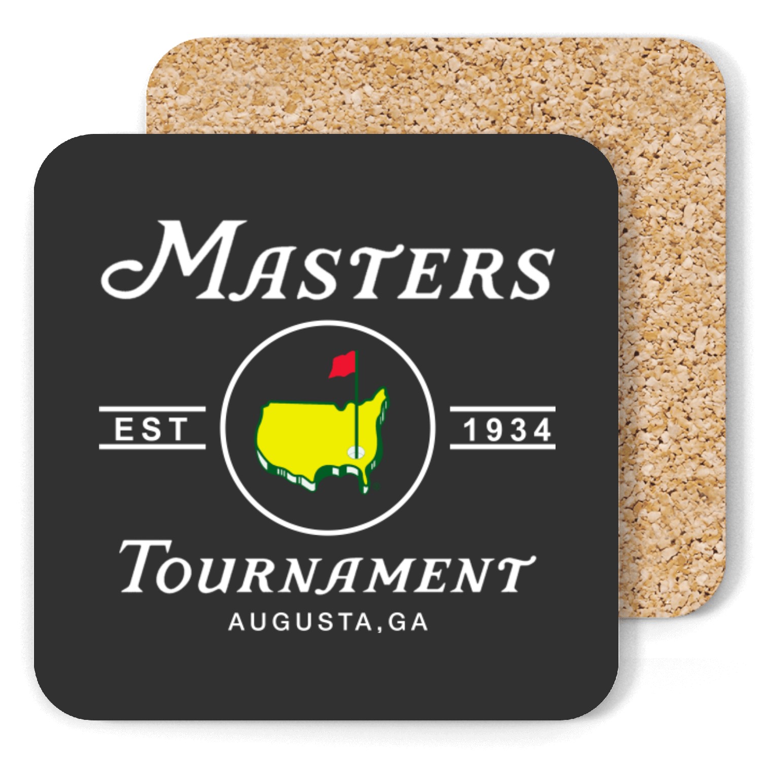 The Masters Tournament Est.1934 Augusta National Golf Club Coasters