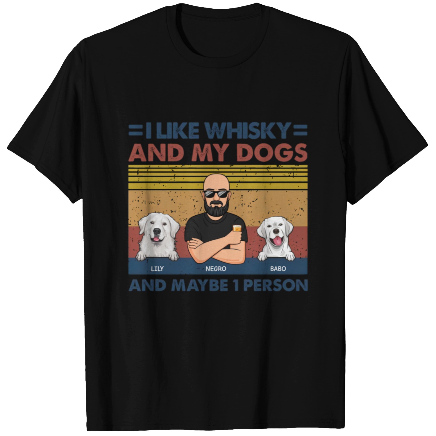 Discover I Like Beer And My Dogs - Dog Personalized Custom Unisex Custom T-Shirts