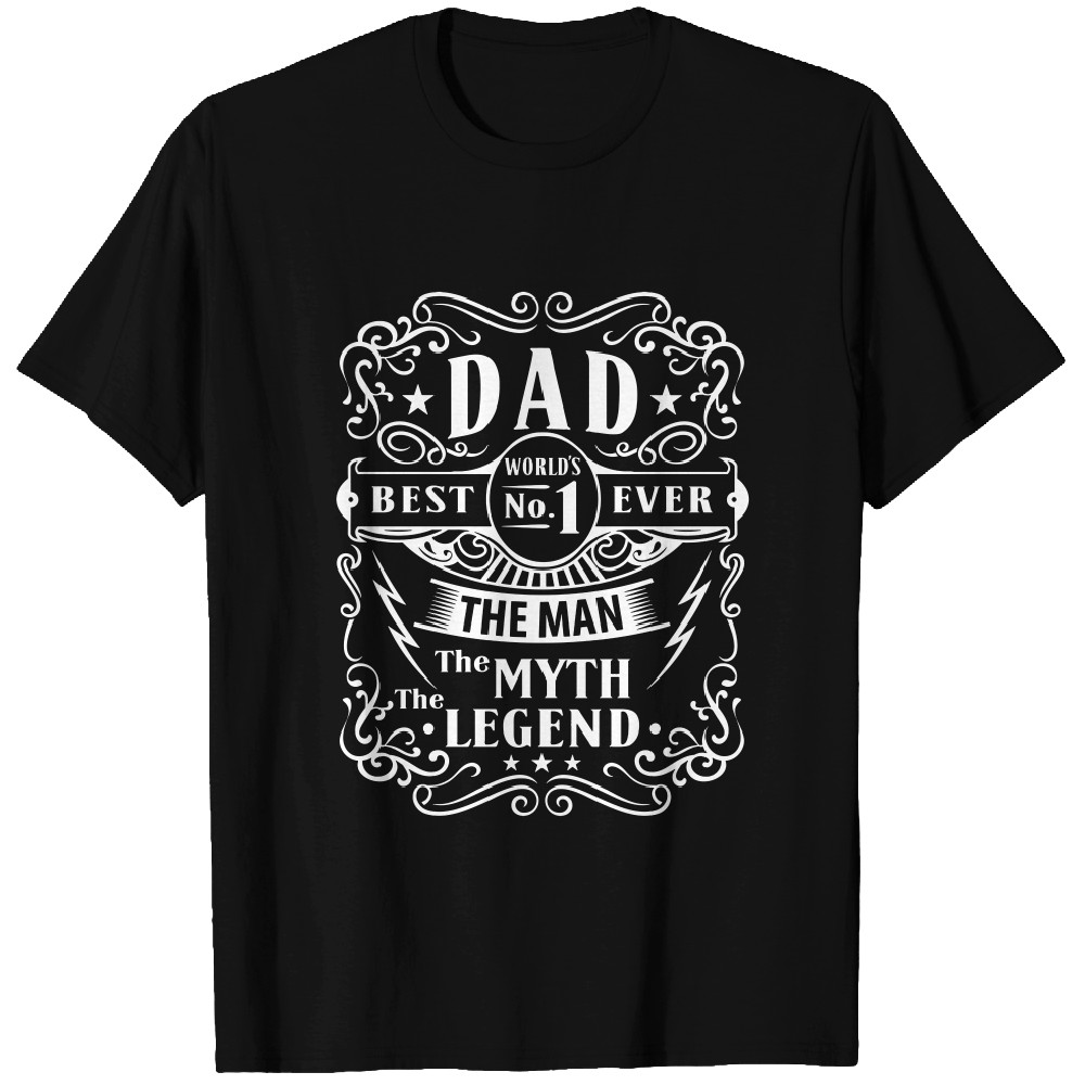 Discover The Man The Myth The Legend Back Family Unisex Custom T-Shirts