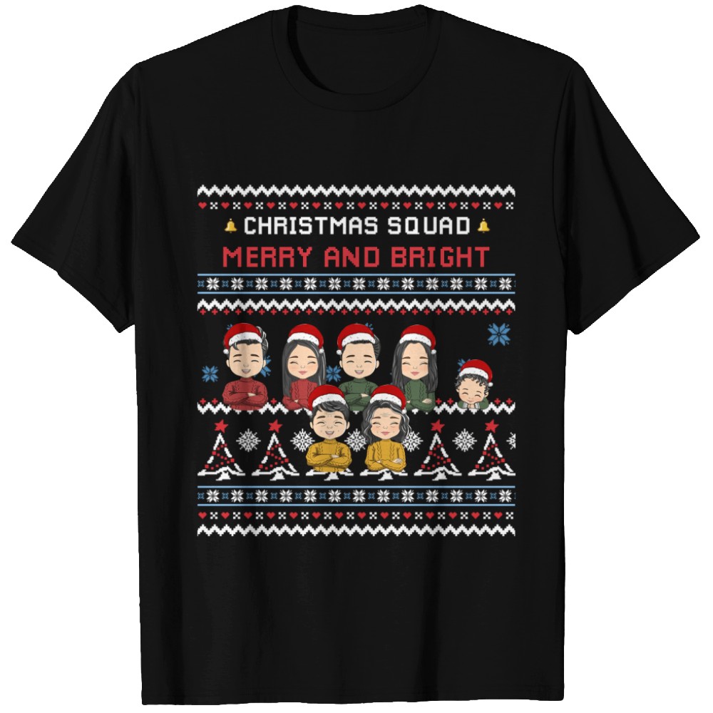 Discover Family Squad - Personalized Custom Unisex Custom T-Shirts