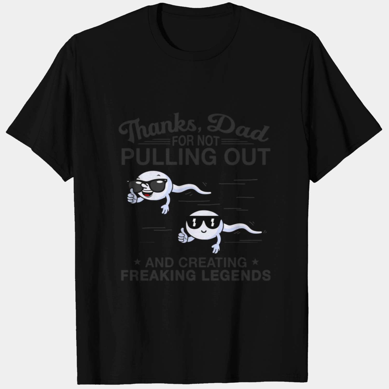 Discover Thanks Dad For Creating Freaking Legends  - Family Personalized Custom T-Shirts