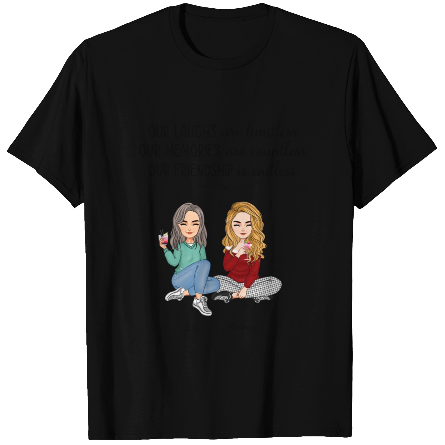 Discover Friends - Our Friendship Is Endless - Personalized Mug Custom T-Shirts