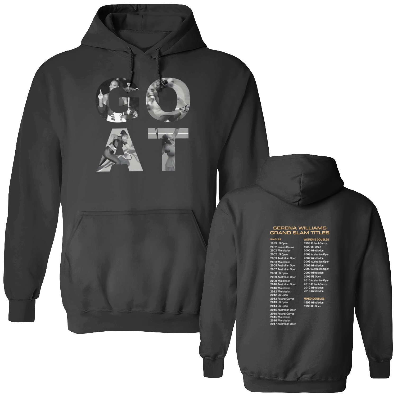 Serena Williams Goat Hoodie, Serena Williams Greatest Female Athlete 2022 Shirt