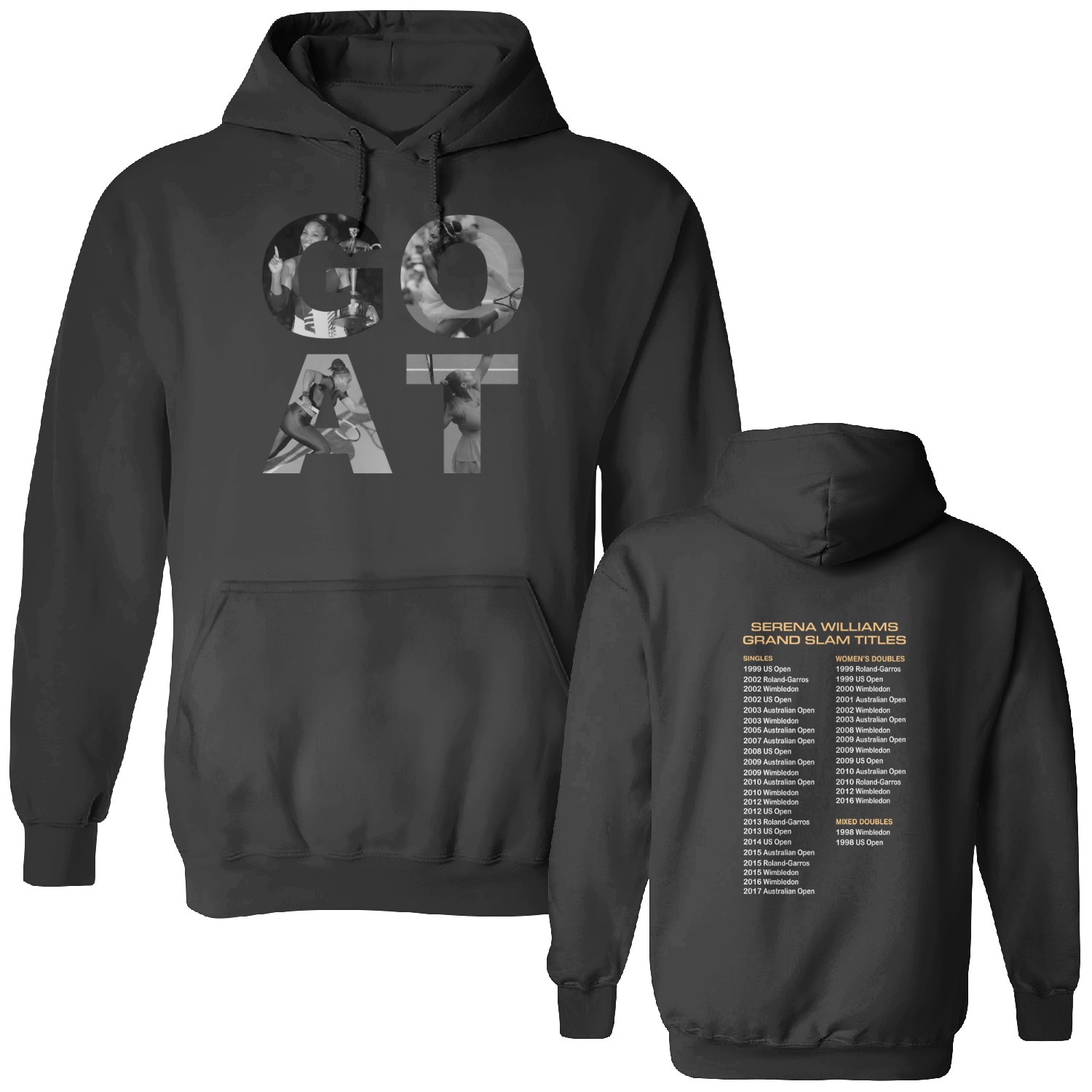 Serena Williams Goat Double Sided Hoodie