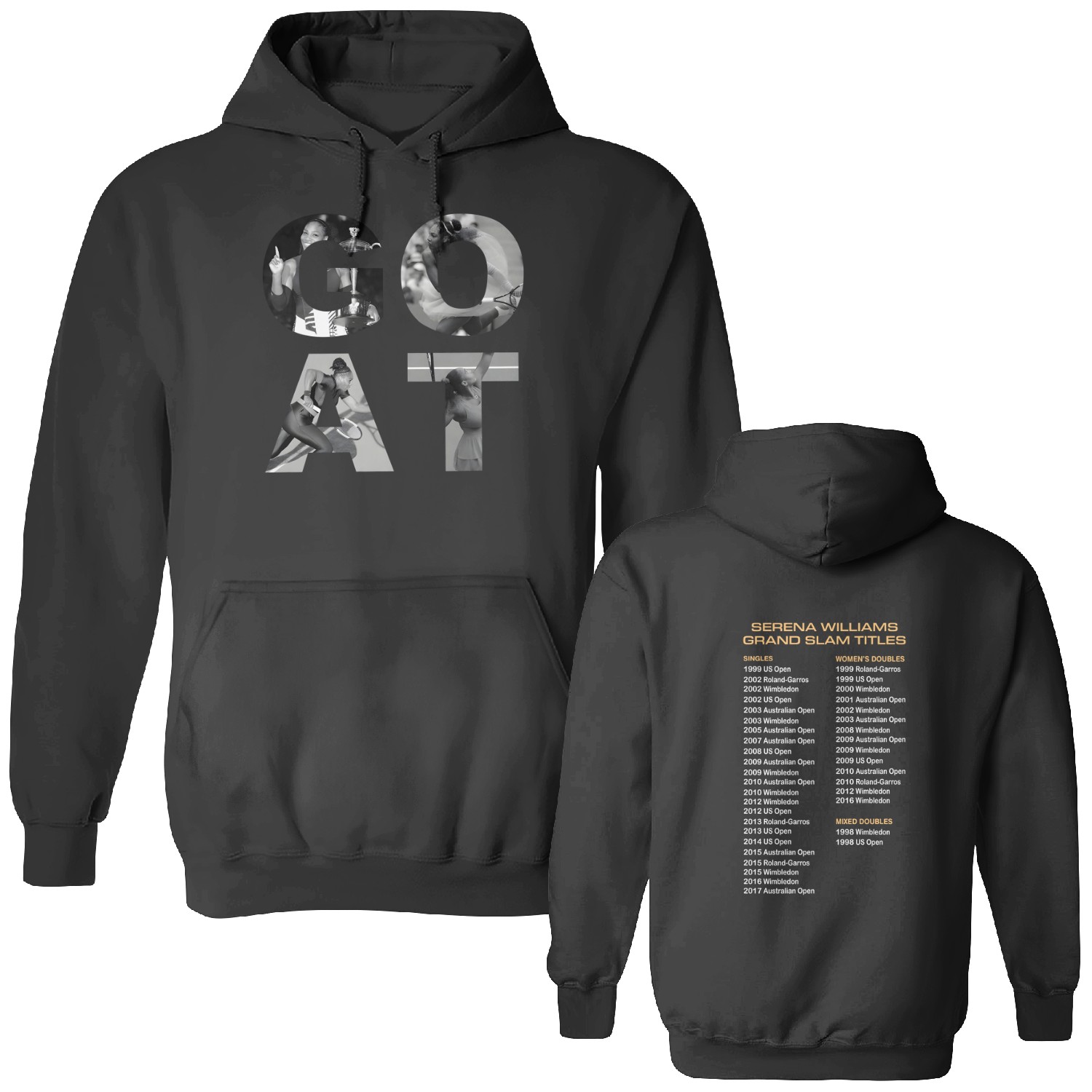 Serena Williams Goat Hoodie, 2 Side
