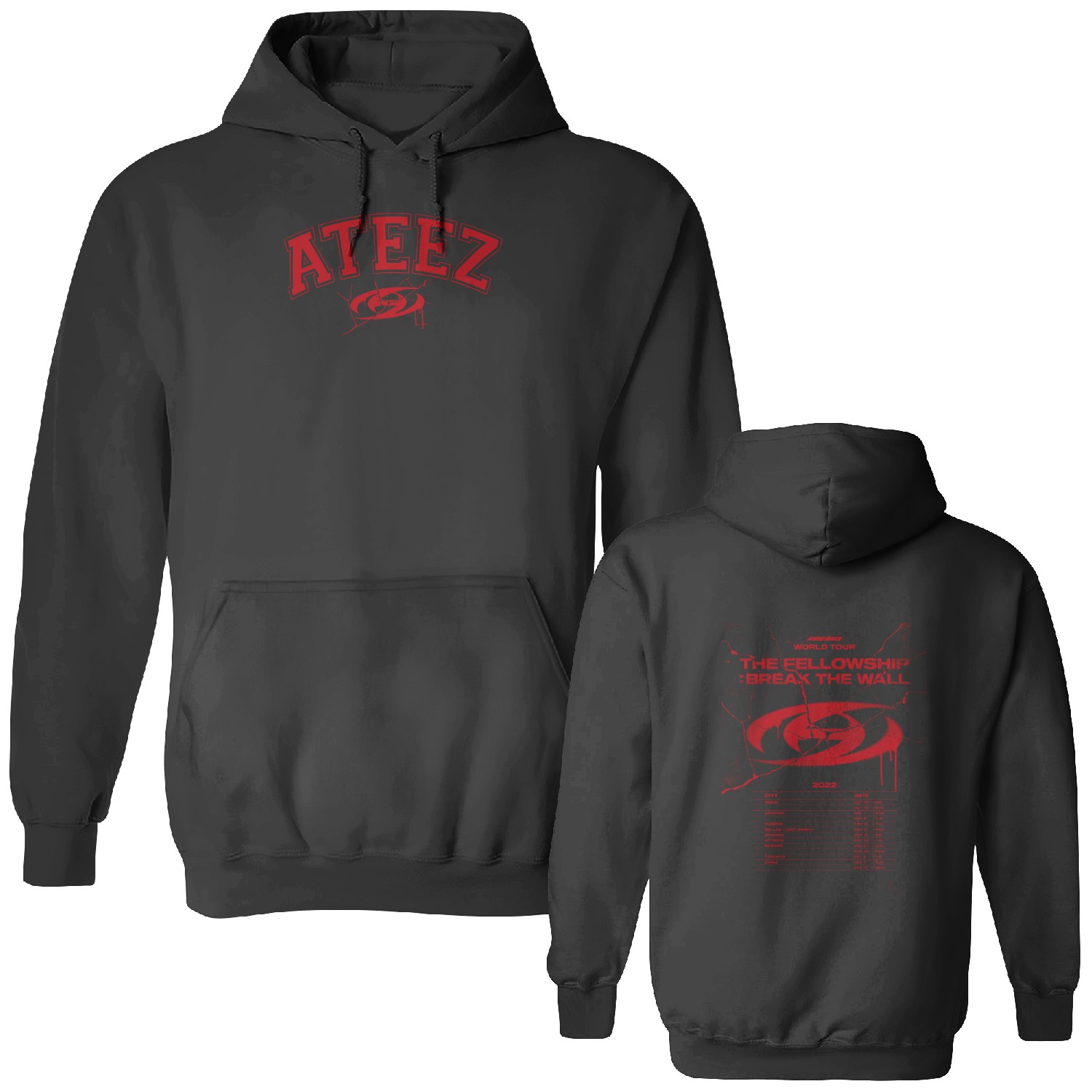 Ateez World Tour 2022 Hoodie
