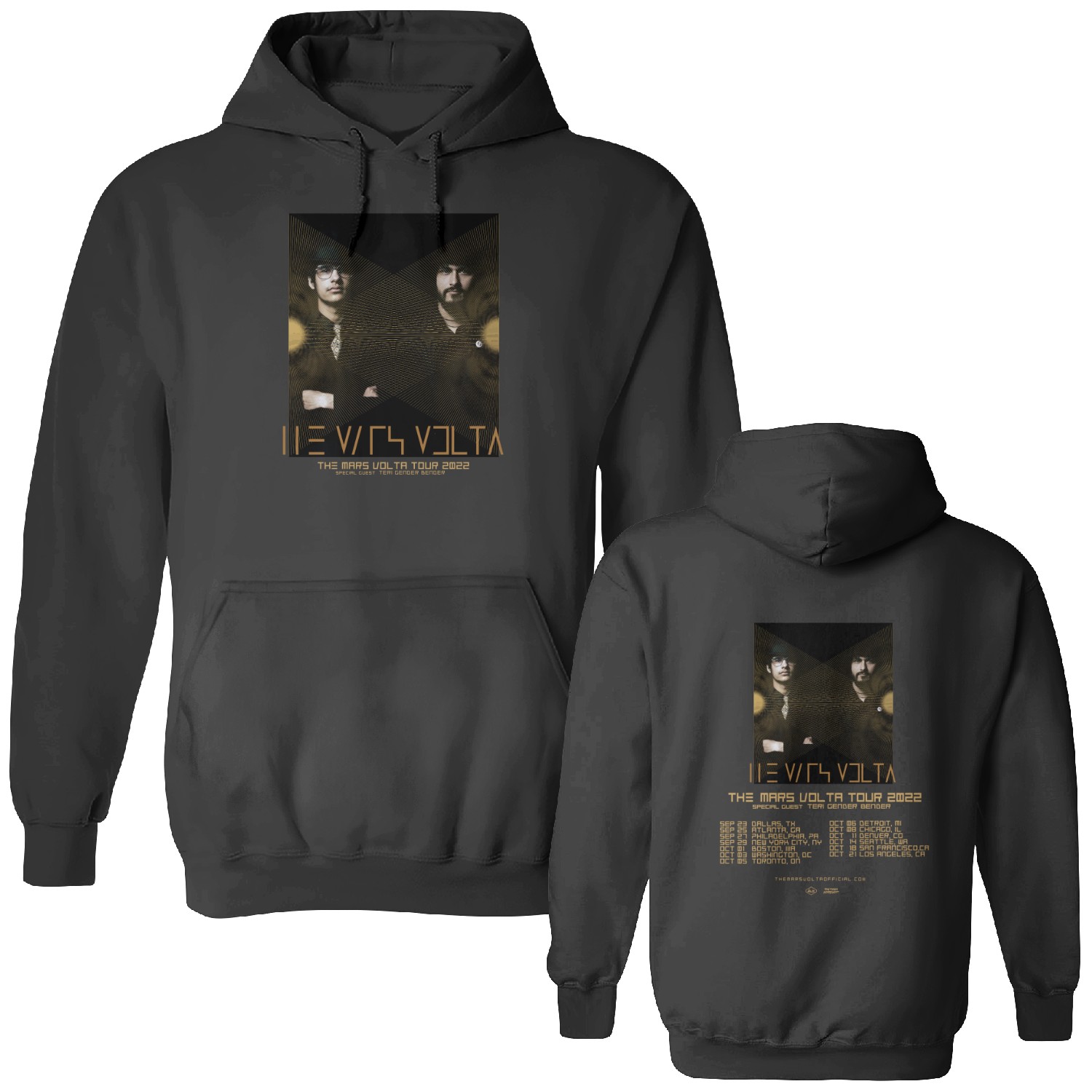 Double Sided Duo The Mars Volta Tour 2022 Hoodie