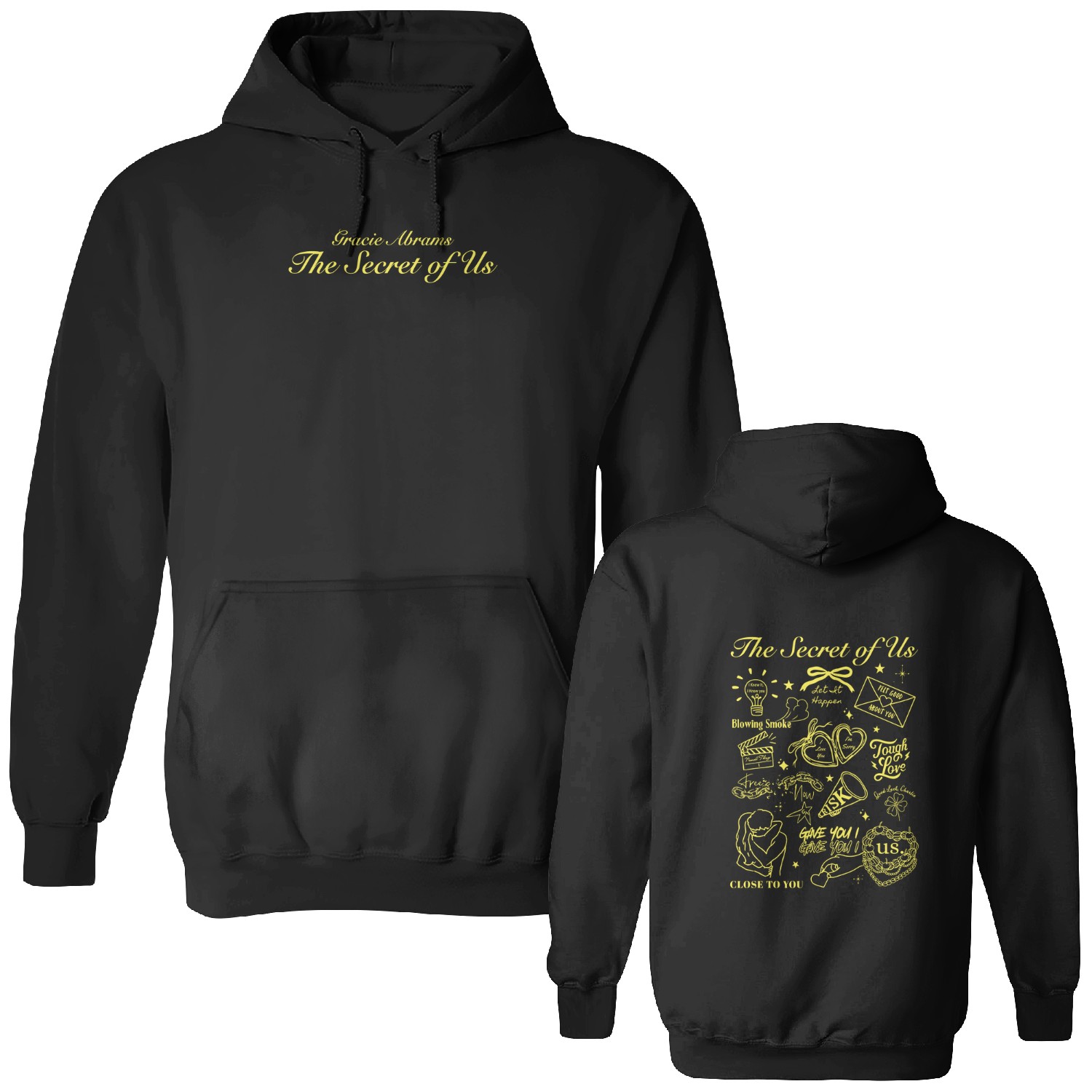 Gracie Abrams Hoodie - Secret Of Us Hoodie - Harajuku Hoodie - Music Hoodie