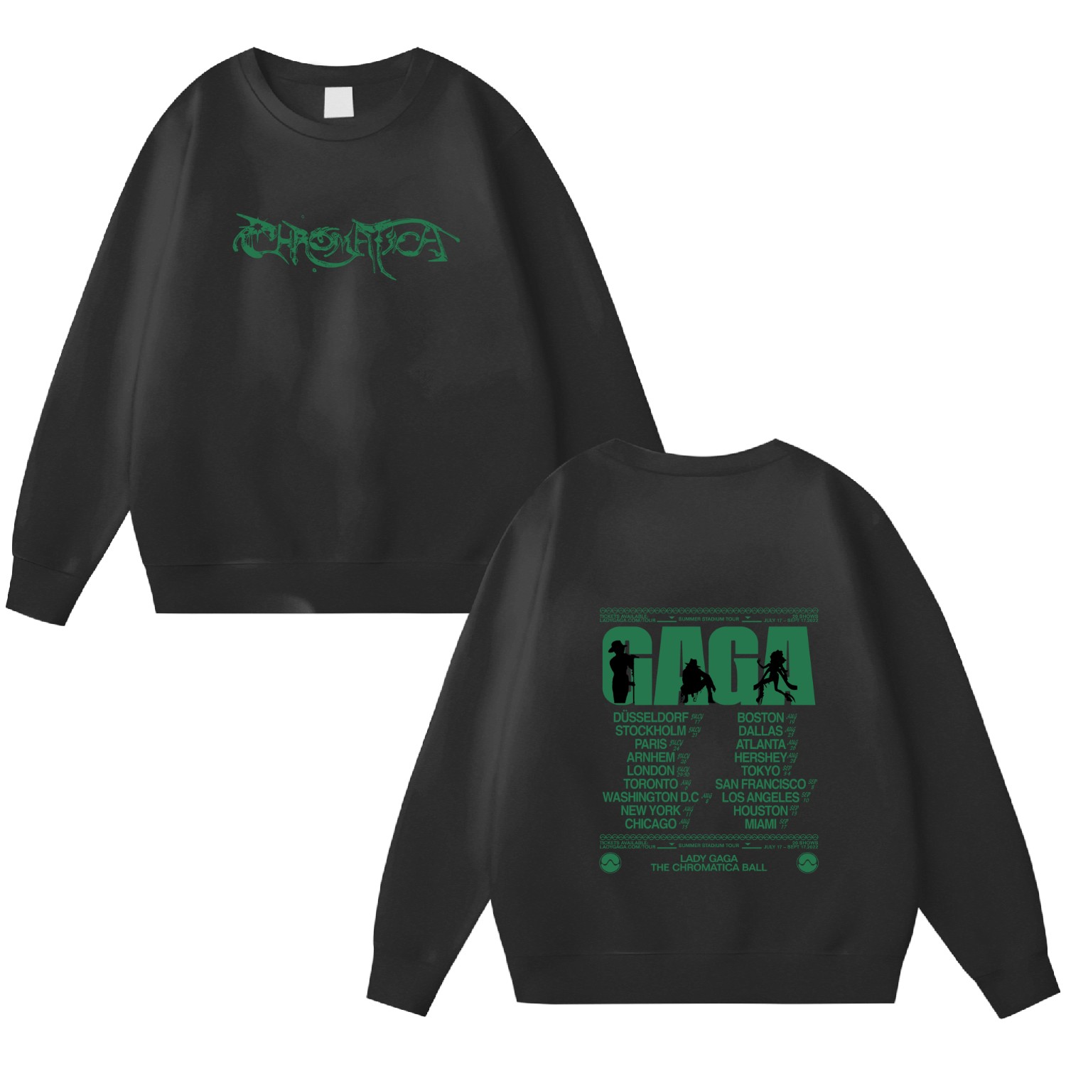 Gaga The Chromatica Ball Tour 2022 2 Side Sweatshirt