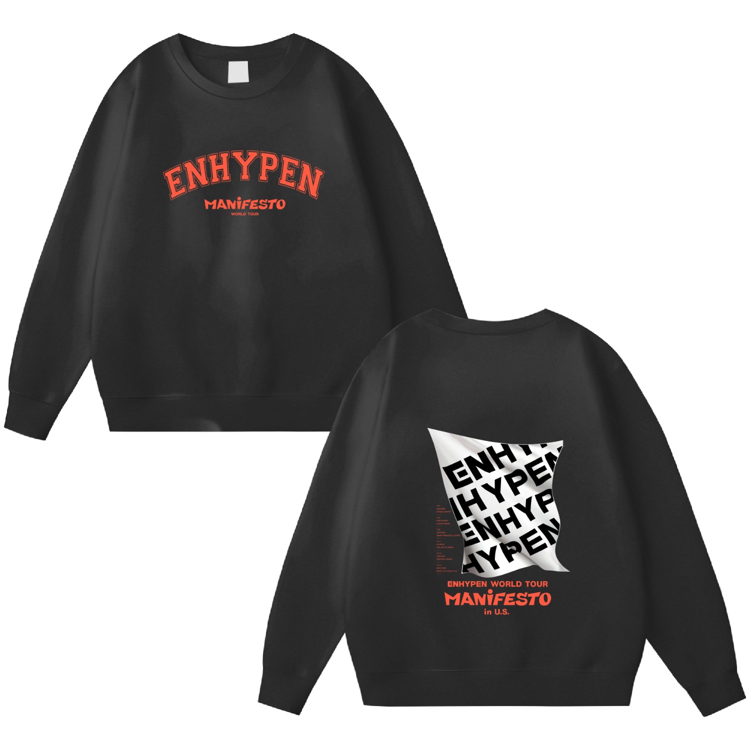 Enhypen Manifesto 2022 World Tour Sweatshirt