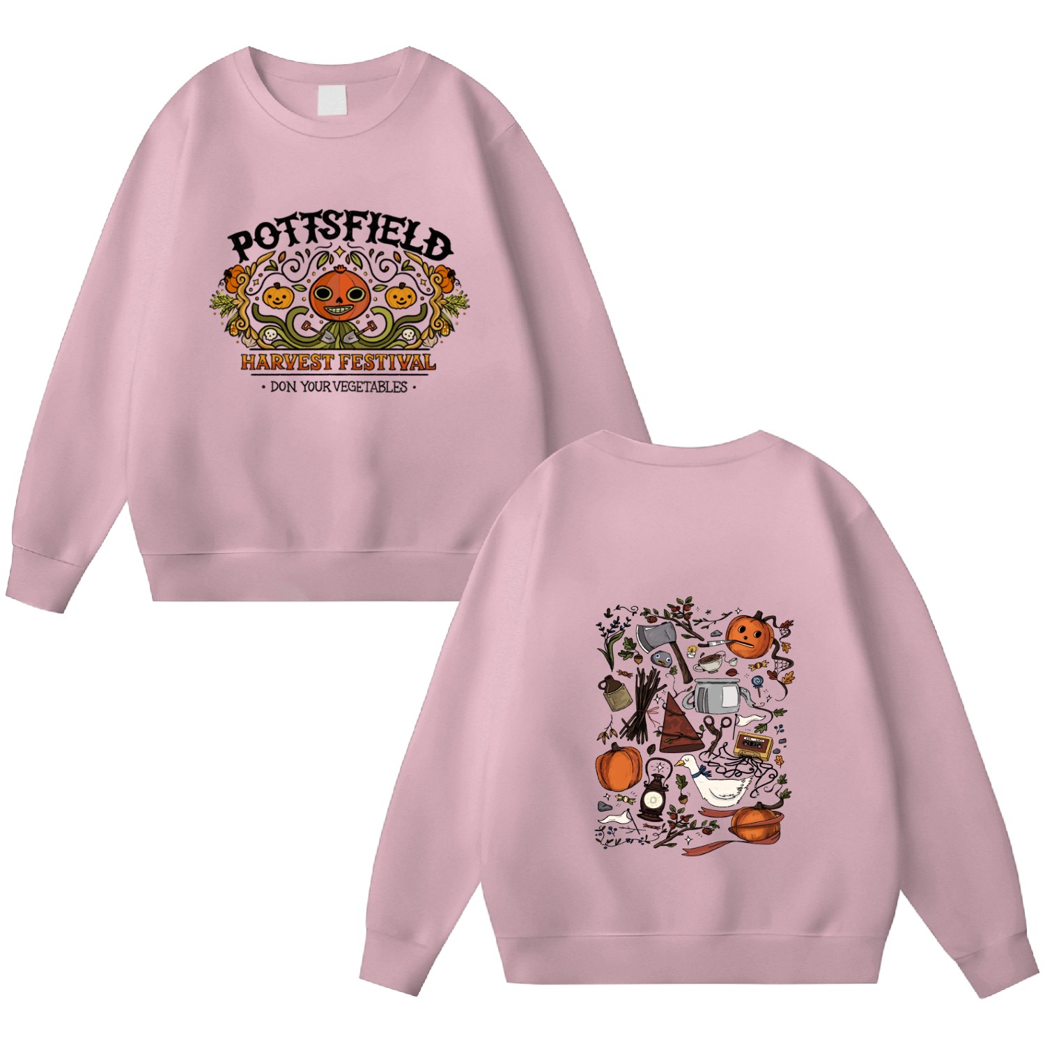Pottsfield Harvest Festival Sweatshirt, Over The Garden Wall Shirt, Vintage Halloween Pottsfield Shirt