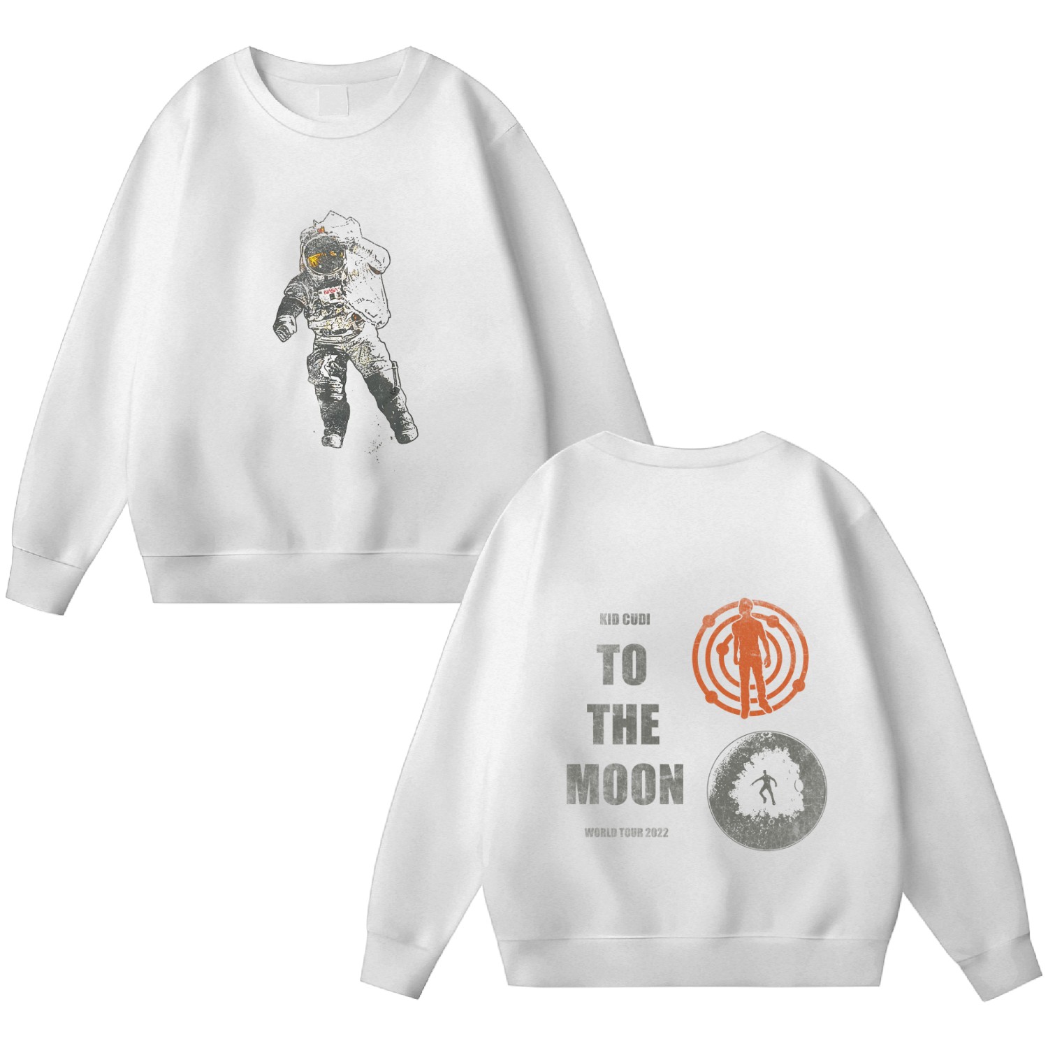 Kid Cudi To The Moon World Tour 2022 Sweatshirt, Kid Cudi X Nasa Shirt