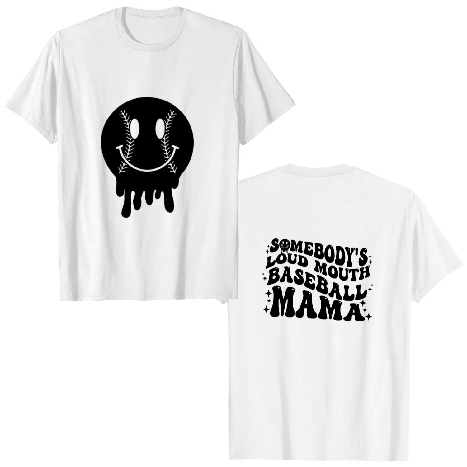 Somebody's Loudmouth Baseball Mama Mothers Day (both Side) Shirt