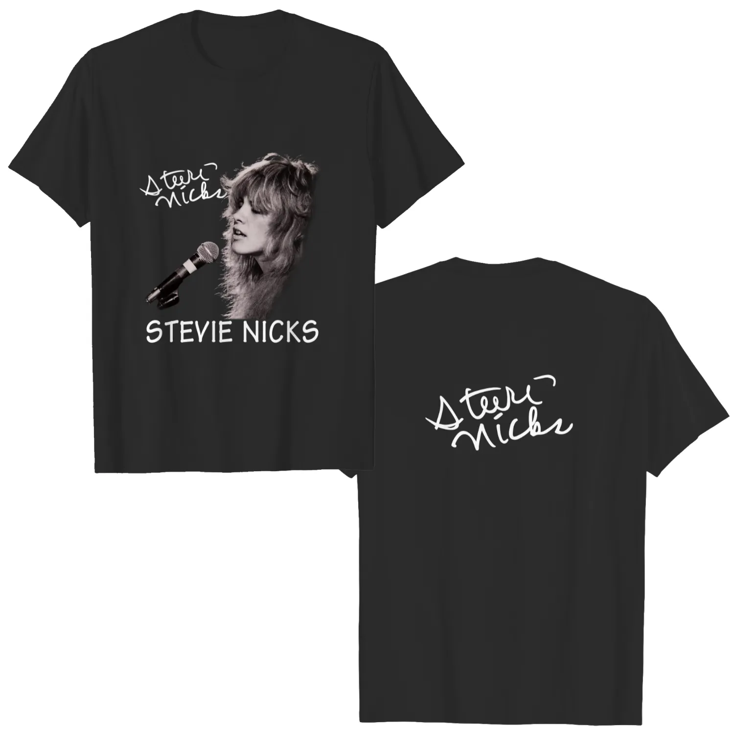 Women Rock Music Stevie T Shirt Nicks Shirt Vintage Band Tee Retro Graphic  at  Women’s Clothing store