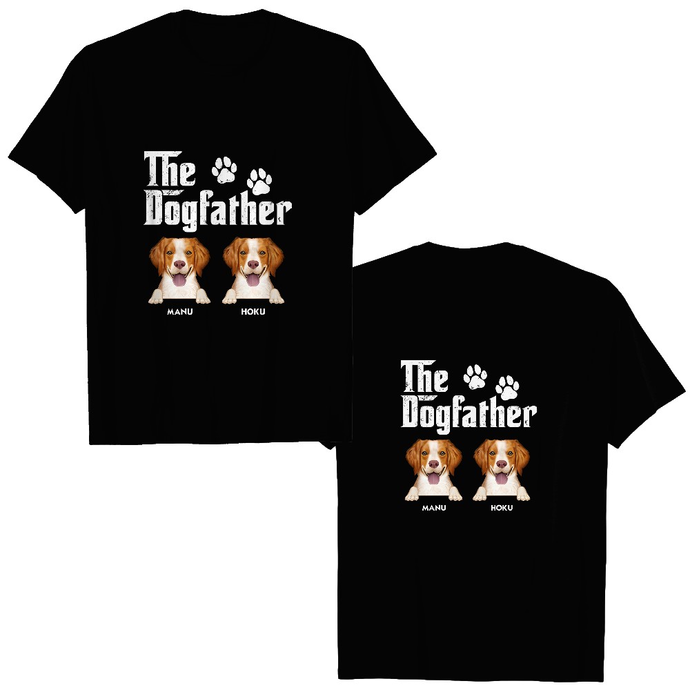 Discover The Dogfather Semi Real - Personalized Double Sided T-Shirts