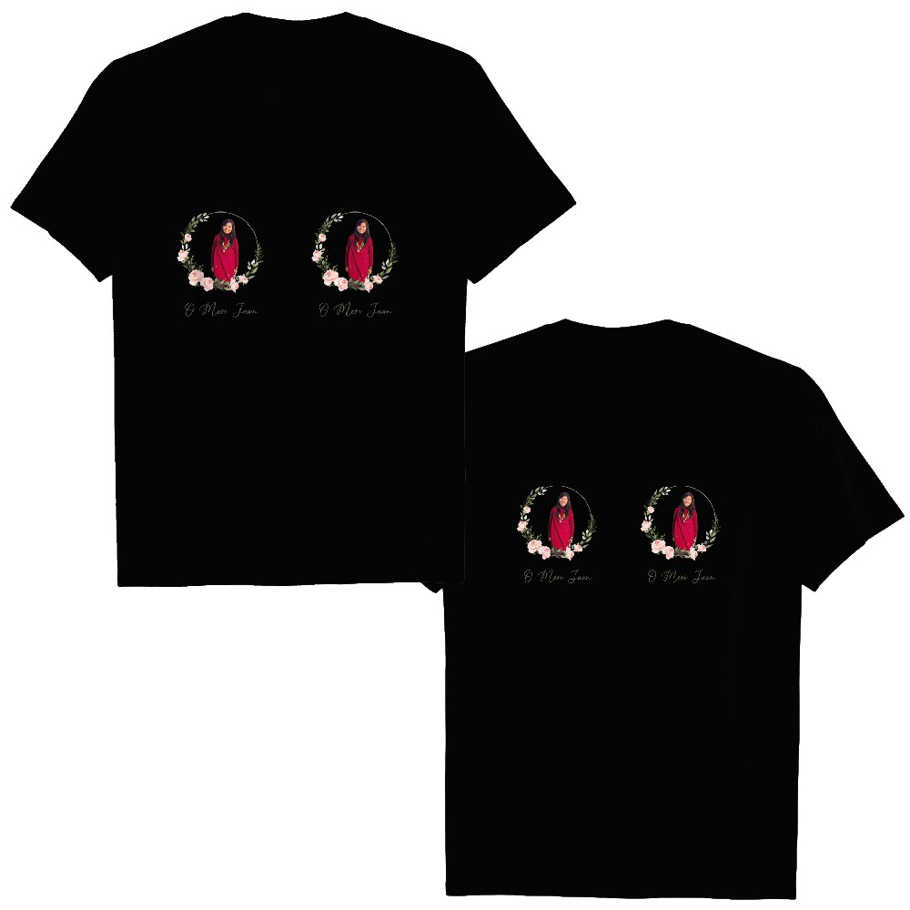 Discover Custom Name And Photo - Personalized Photo Clear Glass Cup Double Sided T-Shirts