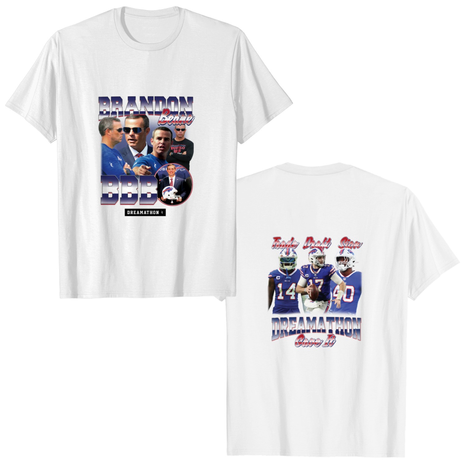 Dreamathon Von Miller Vintage 90s Style NFL T-Shirt