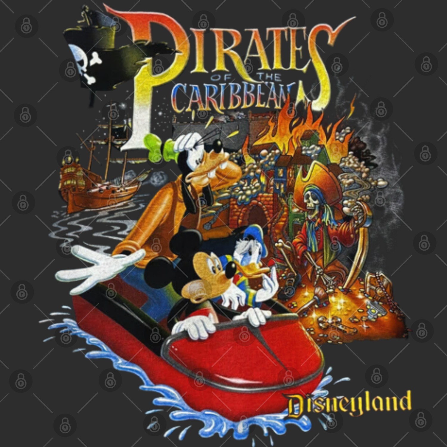 Vintage Disneyland Pirates of the Caribbean Tee, Men's Fashion, Tops &  Sets, Tshirts & Polo Shirts on Carousell