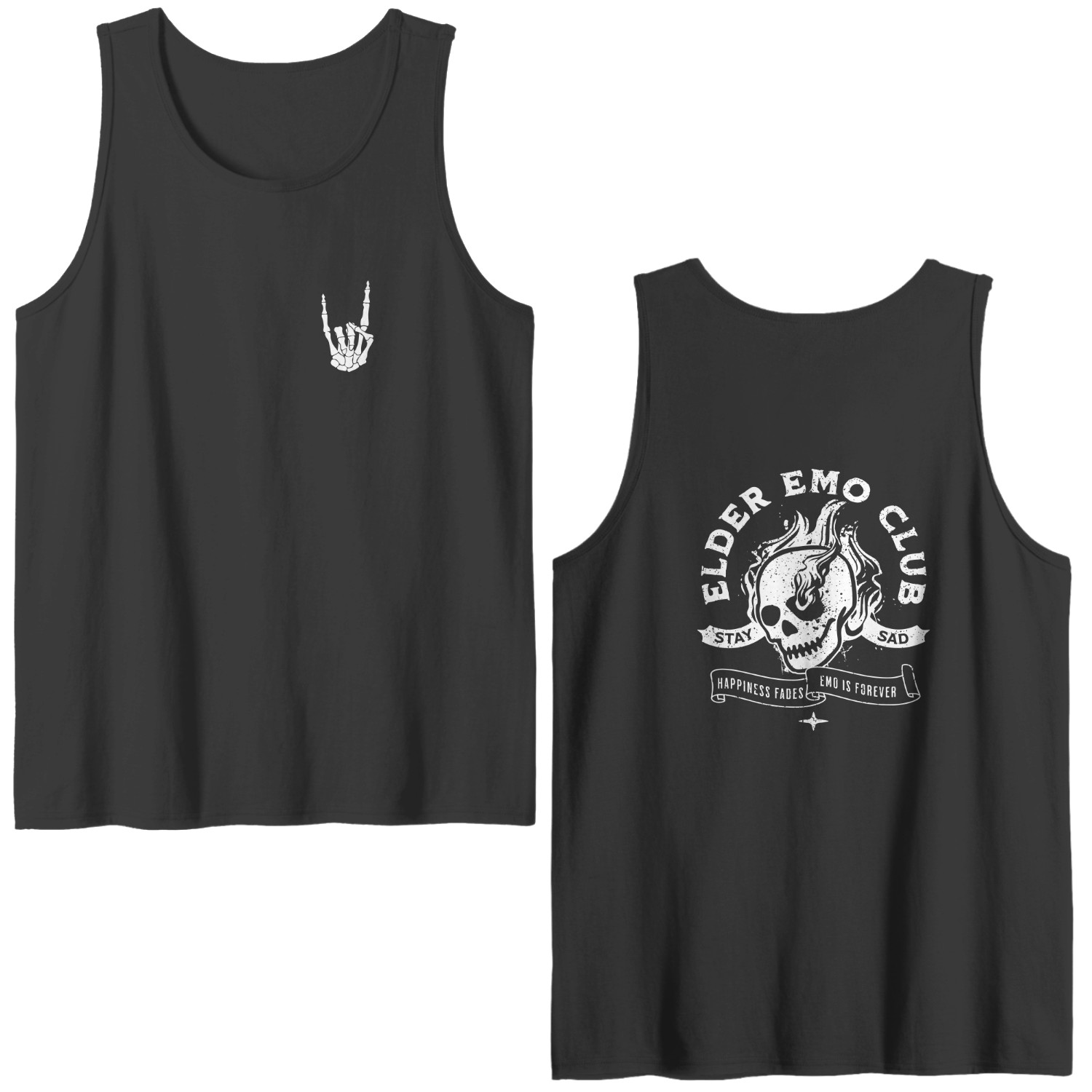 Elder Emo Double Sided Tank Tops, When We Were Young Festival